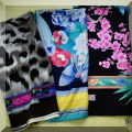 H12. Leonard Paris silk scarves. 